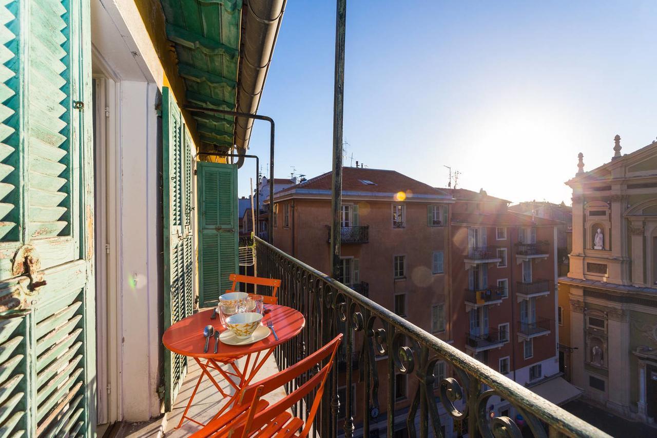 Ross 5- F2, Lumineux, Balcon, Loft, Clim, Vieux-尼斯 外观 照片